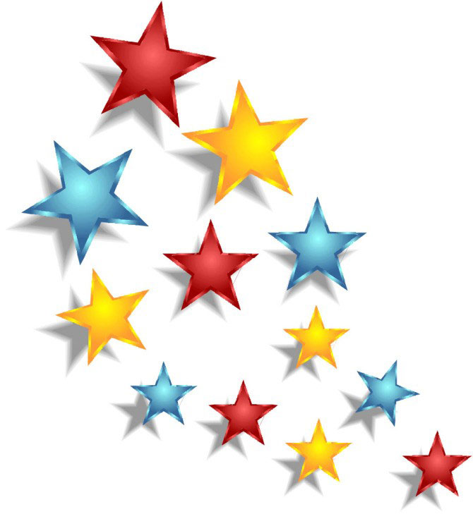 彩色星星 彩色星星